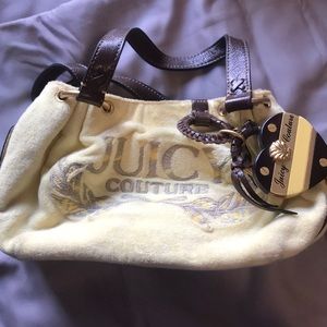 Juicy Couture velour yellow bag